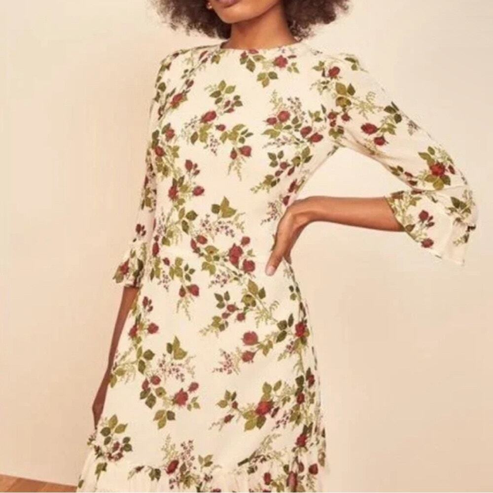 NWT Reformation Doutzen Dress - Regency Print - Size 2
